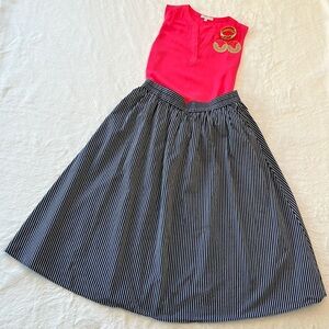 A New Day Skirt - Blue - with Pockets !!! XL